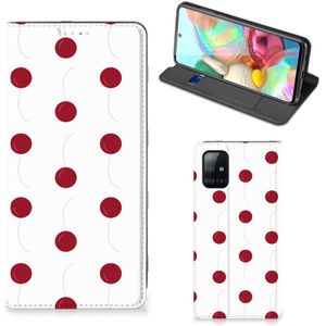 Samsung Galaxy A71 Flip Style Cover Cherries