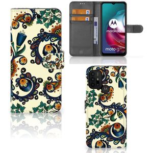 Wallet Case Motorola Moto G10 | G20 | G30 Barok Flower