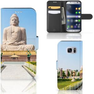 Samsung Galaxy S7 Flip Cover Boeddha