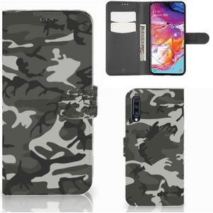 Samsung Galaxy A70 Telefoon Hoesje Army Light