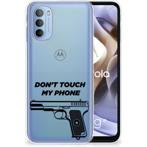 Motorola Moto G31 | G41 Silicone-hoesje Pistol DTMP