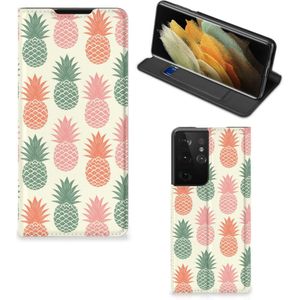 Samsung Galaxy S21 Ultra Flip Style Cover Ananas