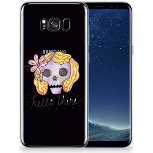 Silicone Back Case Samsung Galaxy S8 Plus Boho Skull