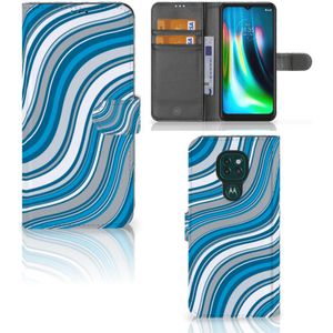 Motorola Moto G9 Play | E7 Plus Telefoon Hoesje Waves Blue
