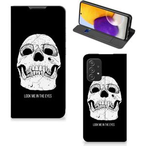 Mobiel BookCase Samsung Galaxy A72 (5G/4G) Skull Eyes