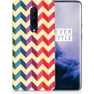 OnePlus 7 Pro TPU bumper Zigzag Multi Color