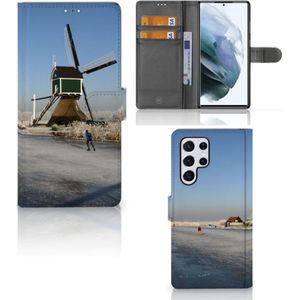 Samsung Galaxy S22 Ultra Flip Cover Schaatsers