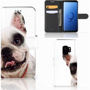 Samsung Galaxy S9 Telefoonhoesje met Pasjes Franse Bulldog