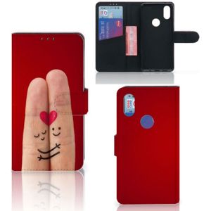 Xiaomi Mi Mix 2s Wallet Case met Pasjes Liefde - Origineel Romantisch Cadeau
