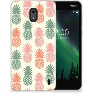 Nokia 2 Siliconen Case Ananas