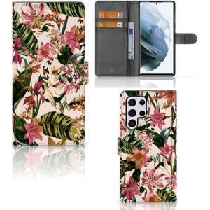 Samsung Galaxy S22 Ultra Hoesje Flowers