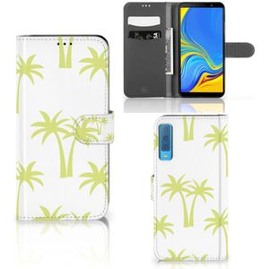 Samsung Galaxy A7 (2018) Hoesje Palmtrees