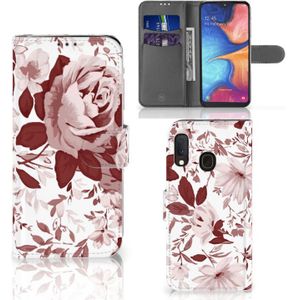 Hoesje Samsung Galaxy A20e Watercolor Flowers