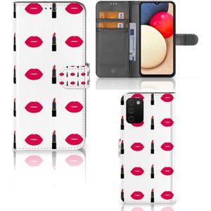 Samsung Galaxy A03s Telefoon Hoesje Lipstick Kiss