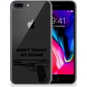 Apple iPhone 7 Plus | 8 Plus Silicone-hoesje Pistol DTMP