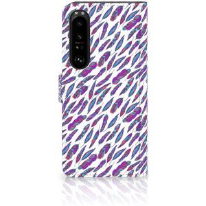 Sony Xperia 1 IV Telefoon Hoesje Feathers Color