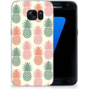 Samsung Galaxy S7 Siliconen Case Ananas