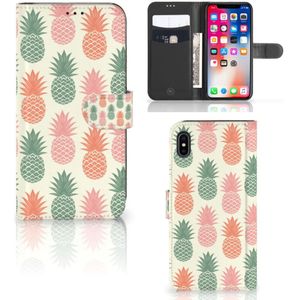 Apple iPhone Xs Max Book Cover Ananas
