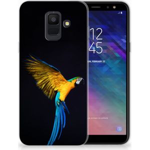 Samsung Galaxy A6 (2018) TPU Hoesje Papegaai