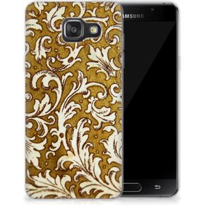 Siliconen Hoesje Samsung Galaxy A3 2016 Barok Goud