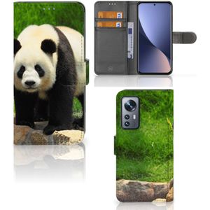 Xiaomi 12 | 12X Telefoonhoesje met Pasjes Panda