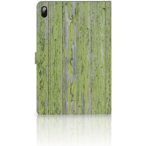 Samsung Galaxy Tab S7 FE | S7+ | S8+ Tablet Book Cover Green Wood