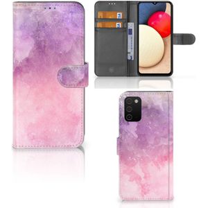 Hoesje Samsung Galaxy A03s Pink Purple Paint