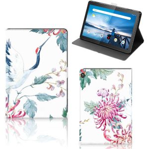 Lenovo Tablet M10 Flip Case Bird Flowers