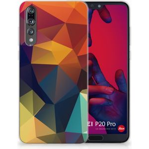 Huawei P20 Pro TPU Hoesje Polygon Color