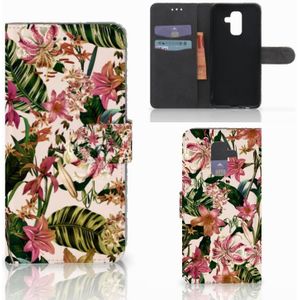 Samsung Galaxy A6 Plus 2018 Hoesje Flowers