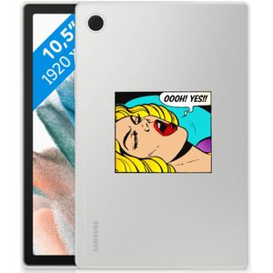 Samsung Galaxy Tab A8 2021/2022 Leuke Siliconen Hoes Popart Oh Yes