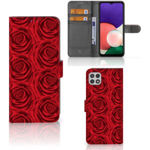 Samsung Galaxy A22 5G Hoesje Red Roses