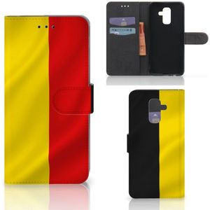 Samsung Galaxy A6 Plus 2018 Bookstyle Case Belgische Vlag