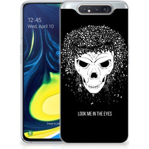 Silicone Back Case Samsung Galaxy A80 Skull Hair