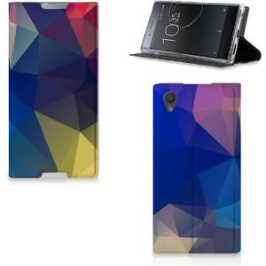 Sony Xperia L1 Stand Case Polygon Dark