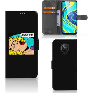 Xiaomi Redmi Note 9 Pro | Note 9S Wallet Case met Pasjes Popart Oh Yes