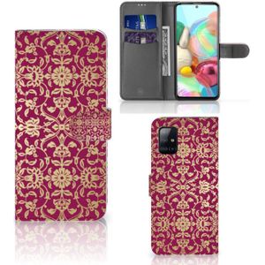 Wallet Case Samsung Galaxy A71 Barok Pink