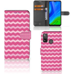 Huawei P Smart 2020 Telefoon Hoesje Waves Pink