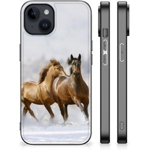 iPhone 15 Plus Dierenprint Telefoonhoesje Paarden