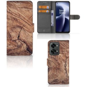 OnePlus Nord 2T Book Style Case Tree Trunk