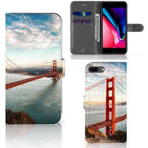 Apple iPhone 7 Plus | 8 Plus Flip Cover Golden Gate Bridge