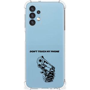 Samsung Galaxy A13 (4G) Anti Shock Case Gun Don't Touch My Phone