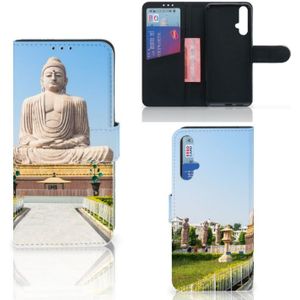 Honor 20 Flip Cover Boeddha