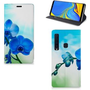 Samsung Galaxy A9 (2018) Smart Cover Orchidee Blauw - Cadeau voor je Moeder