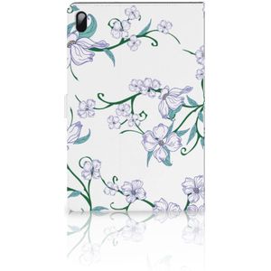 Samsung Galaxy Tab S7 FE | S7+ | S8+ Uniek Tablet Cover Blossom White