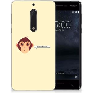 Nokia 5 Telefoonhoesje met Naam Monkey
