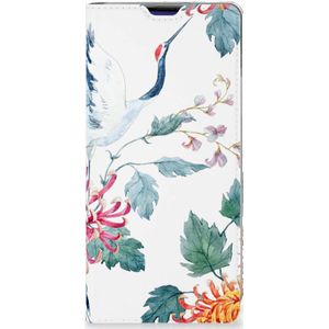 Samsung Galaxy S10 Plus Hoesje maken Bird Flowers