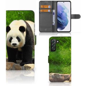 Samsung Galaxy S22 Plus Telefoonhoesje met Pasjes Panda