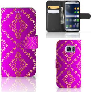 Wallet Case Samsung Galaxy S7 Barok Roze