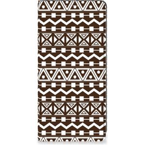 OPPO A54 5G | A74 5G | A93 5G Hoesje met Magneet Aztec Brown